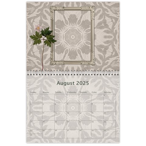 Pretty Lace Calendar (12 Month) By Lil Aug 2025