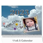 Family Sunset Calendar (12 Month) - Wall Calendar 11  x 8.5  (12-Months)