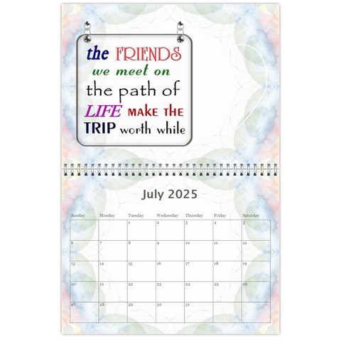 Forever Friends 12 Month Calendar By Lil Jul 2025