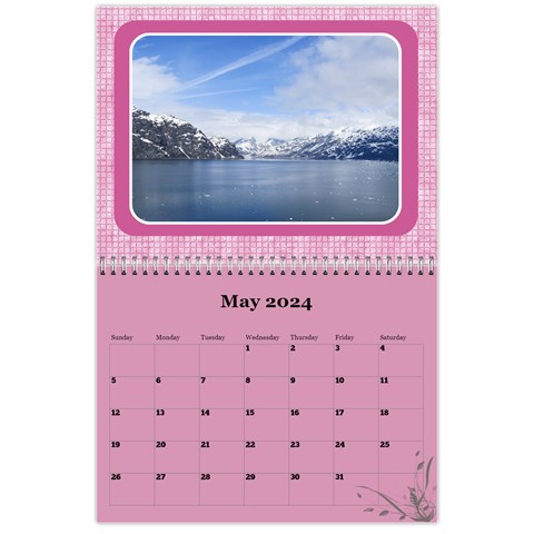 Pink Choc 2024 Wall Calendar (any Year) By Deborah May 2024