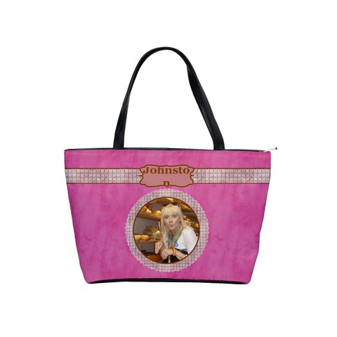 Choc Pink Shoulder Bag By Deborah Front