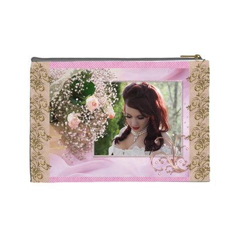 Pink Treasure Cosmetic Bag (large) By Deborah Back