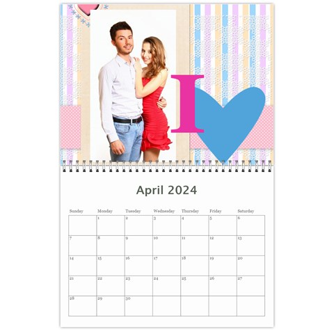 Love,calendar 2024 By Ki Ki Apr 2024