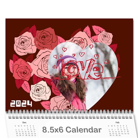 Love, Calendar 2024 By Ki Ki Cover