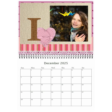 Love, Calendar 2025 By Ki Ki Dec 2025