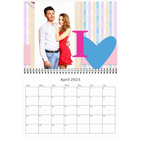 Love, Calendar 2025 By Ki Ki Apr 2025