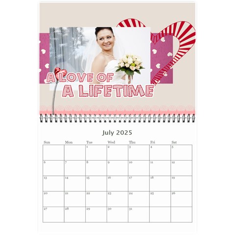 Love, Calendar 2025 By Ki Ki Jul 2025