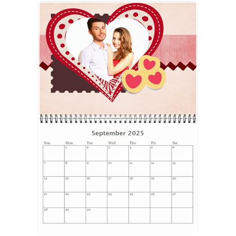 Love, Calendar 2025 By Ki Ki Sep 2025