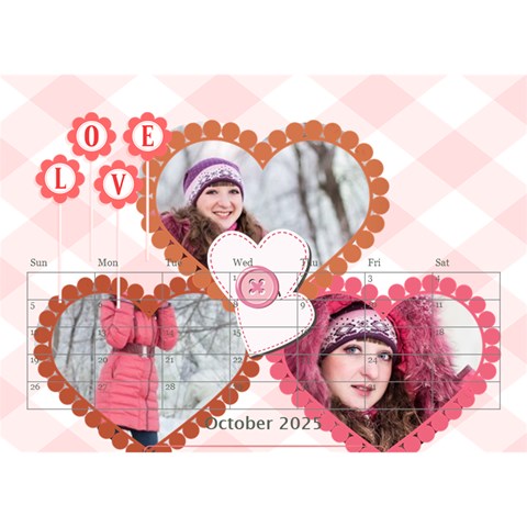 Love, Calendar 2025 By Ki Ki Oct 2025