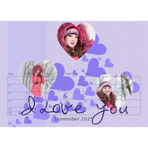 Love, Calendar 2025 By Ki Ki Nov 2025