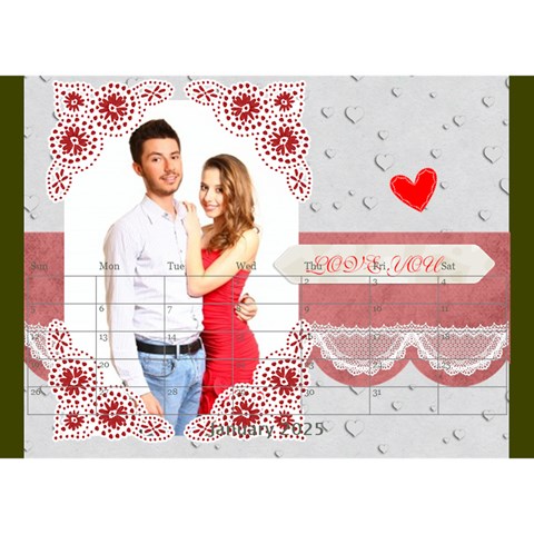 Love, Calendar 2025 By Ki Ki Jan 2025
