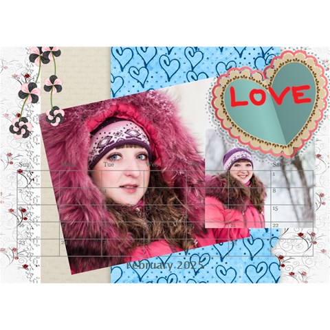 Love, Calendar 2025 By Ki Ki Feb 2025