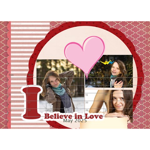 Love, Calendar 2025 By Ki Ki May 2025