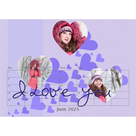 Love, Calendar 2025 By Ki Ki Jun 2025