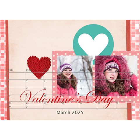 Love, Calendar 2025 By Ki Ki Mar 2025