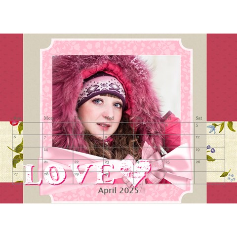 Love, Calendar 2025 By Ki Ki Apr 2025