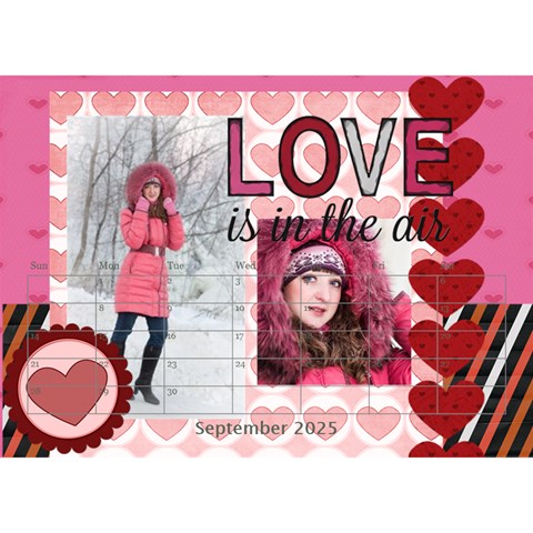 Love, Calendar 2025 By Ki Ki Sep 2025