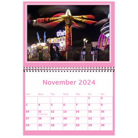 Pink Princess Wall Calendar (any Year) 8 5x6 By Deborah Nov 2024