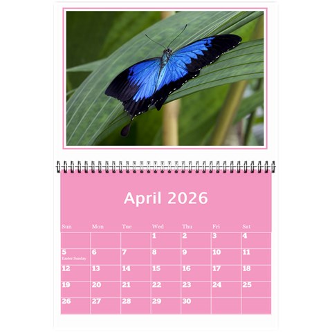 Pink Princess Wall Calendar (any Year) 8 5x6 By Deborah Apr 2024