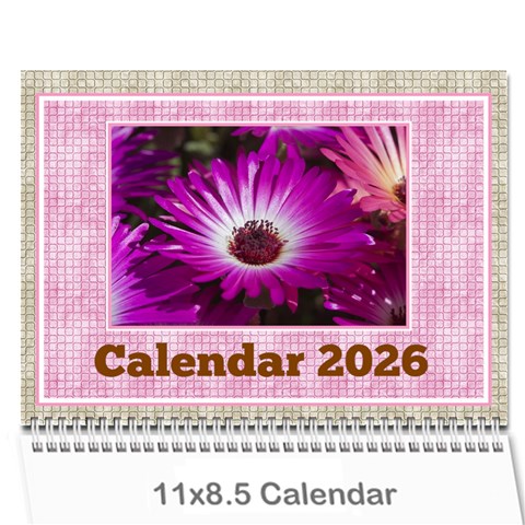 Pink Choc Wall Calendar 11x8 5 By Deborah Cover