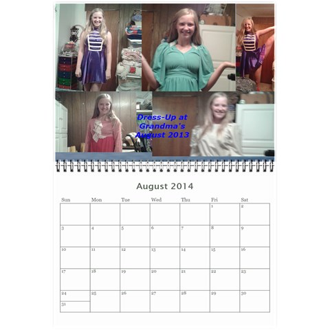 Jaecee Calendar 2013 By Teresa Naylor Aug 2014