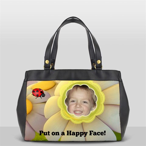Happy Face Office Handbag By Joy Johns Front