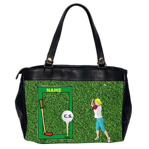 Golf Office Handbag By Joy Johns Back