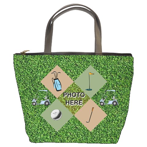 Golf Bucket  Bag By Joy Johns Front