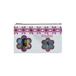 Pink Daisy Cosmetic Bag (Small)