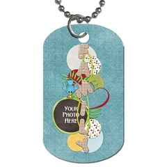 At The Park 2 Sided Dog Tag 2 - Dog Tag (Two Sides)