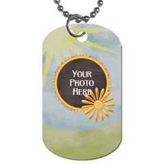 At the Park 1 sided Dog tag 2 - Dog Tag (One Side)
