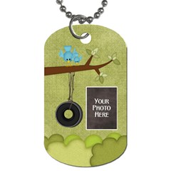 At the Park 2 sided Dog Tag 2 - Dog Tag (Two Sides)