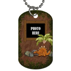 Prehistoric 1 sided Dog Tag 1 - Dog Tag (One Side)