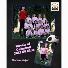 Royals U9 Girls 2013 - Collage 8  x 10 