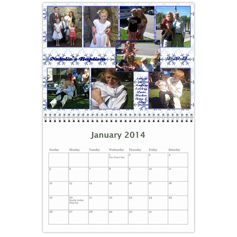 Miller Calendar For 2014 By Anna Jan 2014
