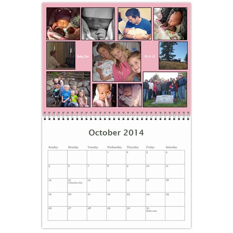 Miller Calendar For 2014 By Anna Oct 2014