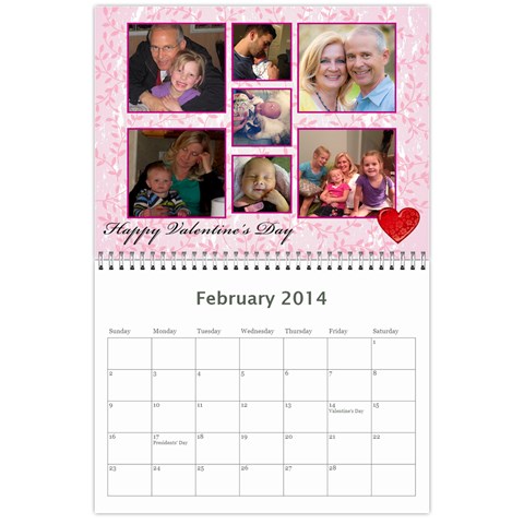 Miller Calendar For 2014 By Anna Feb 2014
