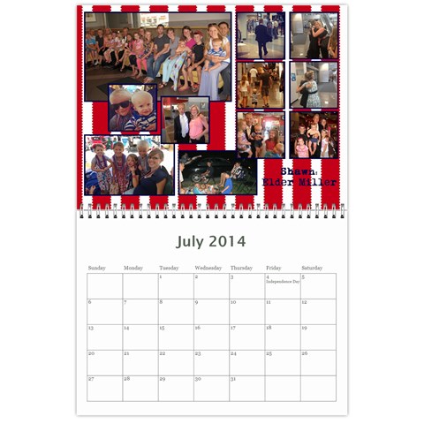 Miller Calendar For 2014 By Anna Jul 2014