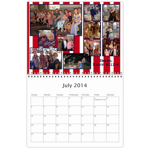 Miller Calendar For 2014 By Anna Jul 2014