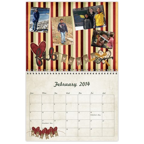 2014 Calendar By Jamie Kriegel Feb 2014