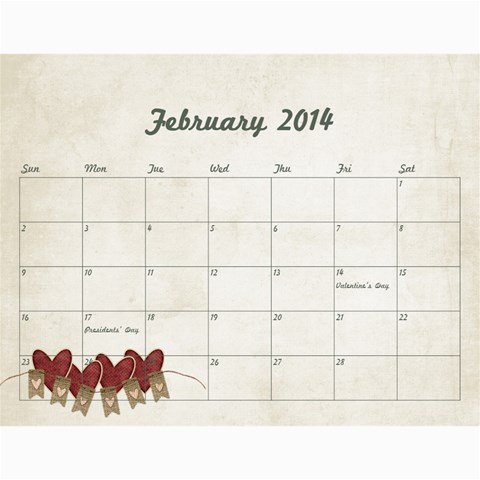 2014 Calendar By Jamie Kriegel Apr 2014