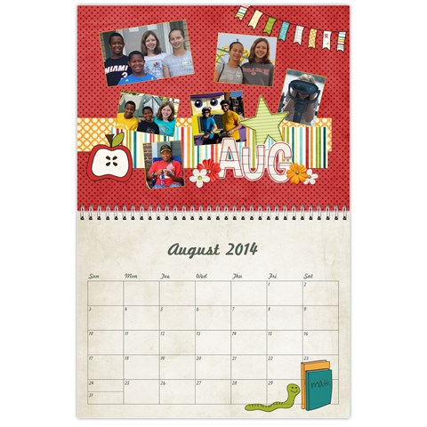 2014 Calendar By Jamie Kriegel Aug 2014