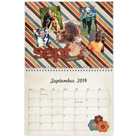 2014 Calendar By Jamie Kriegel Sep 2014