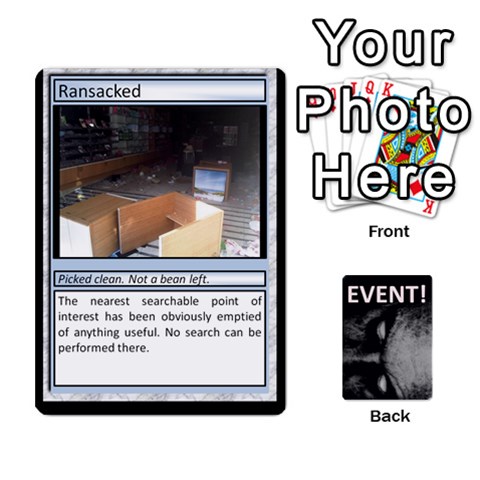 Queen All Things Zombie Extra Event Cards I By Antony Barlow Front - SpadeQ