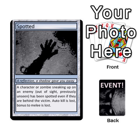 All Things Zombie Extra Event Cards I By Antony Barlow Front - Spade4