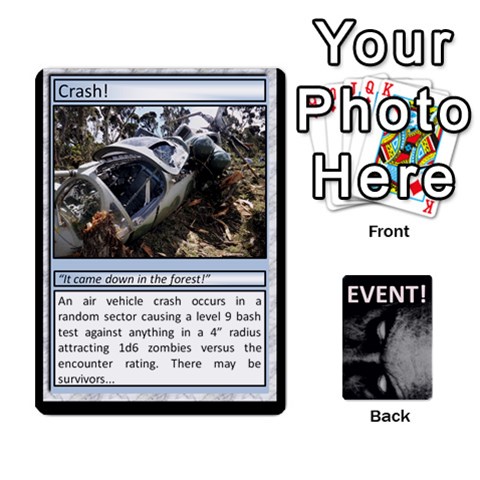 All Things Zombie Extra Event Cards I By Antony Barlow Front - Diamond5