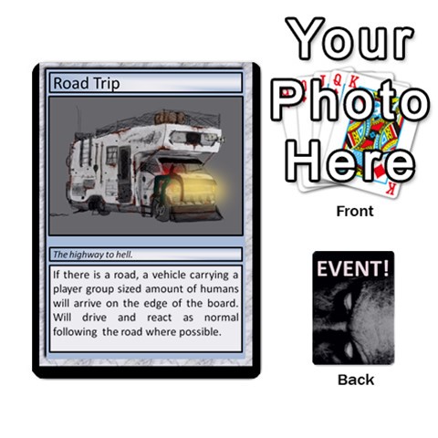 All Things Zombie Extra Event Cards I By Antony Barlow Front - Spade5