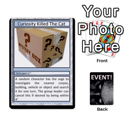 All Things Zombie Extra Event Cards I By Antony Barlow Front - Diamond8
