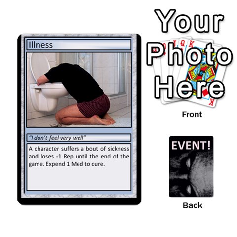 King All Things Zombie Extra Event Cards I By Antony Barlow Front - DiamondK