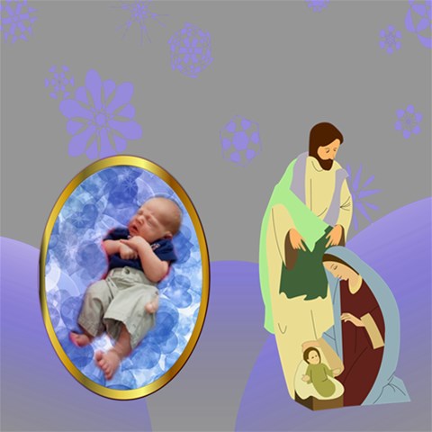 Nativity Storage Stool By Joy Johns Front
